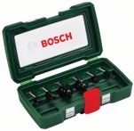 Bosch HM-Fräser-Set, 6-teilig, mit 8 mm Schaft