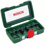 Bosch HM-Fräser-Set, 6-teilig, mit 6 mm Schaft