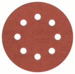 Bosch Schleifblatt C470 für Exzenterschleifer, 115 mm, 180, 8 Löcher, Klett, 5er-Pack