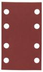 Bosch Schleifblatt C470, 80 x 133 mm, 400, 8 Löcher, Klett, 10er-Pack