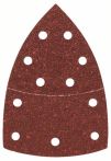 Bosch Schleifblatt C430, 10-teilig, 102 x 62, 93 mm, 40, 11 Löcher