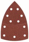 Bosch Schleifblatt C430, 10-teilig, 102 x 62, 93 mm, 120, 11 Löcher