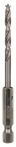 Bosch Holzspiralbohrer, 1/4-Sechskantschaft, 4 x 43 x 88 mm