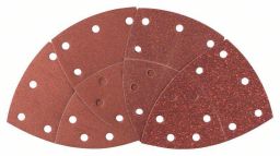 Bosch Schleifblatt-Set für Multischleifer, 25-teilig, 11 Löcher, 102 x 62 mm, 40 - 180