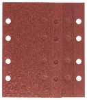 Bosch Schleifblatt-Set für Schwingschleifer, 25-teilig, 8 Löcher, 93 x 185 mm, 40-120