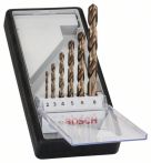 Bosch Metallbohrer-Set Robust Line HSS-Co, DIN 135, 135°, 6-teilig, 2 - 8 mm