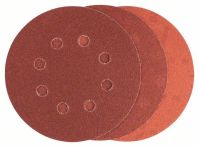 Bosch Schleifblatt C470, 125mm, 60, 120, 240, 8 Löcher, Klett, 6er-Pack