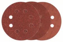 Bosch Schleifblatt C430, 115 mm, 60, 120, 240, 8 Löcher, Klett, 6er-Pack