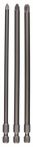Bosch Schrauberbit-Set Extra-Hart, 3-teilig, PZ1, PZ2, PZ3, 152 mm