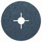Bosch Fiberschleifscheibe R574, Best for Metal, Zirkonkorund, 125 mm, 22,23 mm, 24