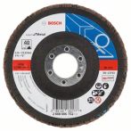 Bosch Fächerschleifscheibe X551, Expert for Metal, gewink., 115 mm, 22,23 mm, 40, Glas