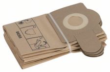 Bosch Papierfilterbeutel, passend zu PAS 11-21, PAS 12-27 und PAS 12-27 F, 5er-Pack,