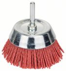 Bosch Topfbürste, Nylonborste mit Korund, 75 mm, 1,1 mm, 4500 U/ min