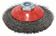 Bosch Kegelbürste, gewellter Draht, 0,3 mm, 100 mm, 12500 U/min, M 14
