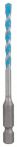 Bosch Mehrzweckbohrer HEX-9 Multi Construction, 4 x 45 x 90 mm
