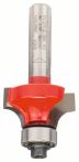 Bosch Abrundfräser 8 mm, D 25,4 mm, R1 6,35 mm, L 12,7 mm, G 55 mm