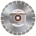 Bosch Diamanttrennscheibe Best for Abrasive, 350 x 20,00 x 3,2 x 15 mm