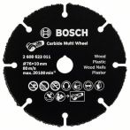 Bosch Trennscheibe Hartmetall Multi Wheel, 76 mm, 10 mm, 1 mm