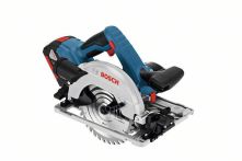 Bosch Akku-Kreissäge GKS 18 V-57 G, mit 2 x 5,0 Ah Li-Ion Akku, L-BOXX,Führungsschiene