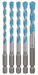 Bosch Mehrzweckbohrer-Set HEX-9 Multi Construction, 5-teilig, 5 - 8 mm