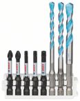 Bosch Bohrer und Schrauberbit-Set, Hex-9 MultiConstuction, 8-teilig
