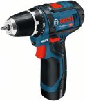 Bosch Akku-Bohrschrauber GSR 12V-15, mit 2 x 2.0 Ah Akku,