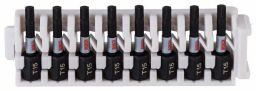 Bosch Schrauberbit-Set Impact Control, 8-teilig, mit T15, 25 mm