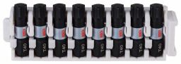 Bosch Schrauberbit-Set Impact Control, 8-teilig, mit T40, 25 mm