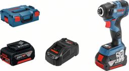Bosch Akku-Drehschlagschrauber GDR 18V-200 C, mit 2 x 5,0 Ah Li-Ion Akku, L-BOXX