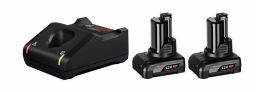 Bosch Akku Starter-Set: 2 x GBA 12 Volt, 6.0 Ah und GAL 12V-40