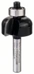 Bosch Hohlkehlfräser 1/4, R1 6,3 mm, D 25,4 mm, L 12,7 mm, G 54 mm