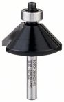 Bosch Fase-/Bündigfräser 6 mm, D1 34,9 mm, B 11,1 mm, L 14,6 mm, G 56 mm, 45°