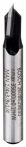Bosch V-Nutfräser 1/4, D1 6,3 mm, L 9,2 mm, G 45 mm, 90°