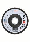 Bosch Fächerschleifscheibe X571 Best for Metal, gewinkelt, 115 mm, K 120, Fiber,