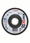 Bosch Fächerschleifscheibe X571 Best for Metal, gewinkelt, 125 mm, K 40, Fiber,