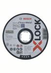 Bosch Trennscheibe X-LOCK gerade Expert for Inox+Metal AS 60 T INOX BF, 125 x 1 mm,