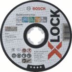 Bosch Trennscheibe X-LOCK gerade Multi Material ACS 46 V BF, 125 x 22,23 x 1,6 mm,