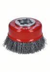 Bosch Topfbürste X-LOCK Clean for Metal, 75 mm, 0,3 mm, gewellter Stahldraht,
