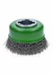 Bosch Topfbürste X-LOCK Clean for Inox, 75 mm, 0,3 mm, gewellter rostfreier Stahldraht,