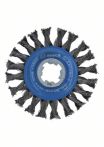 Bosch Scheibenbürste Heavy for Metal X-LOCK, gezopft, 115 mm, 0,5 mm, 12 mm,