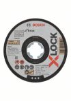 Bosch Trennscheibe X-LOCK gerade Standard for Inox WA 60 T BF, 115 x 1 mm, 10er-Pack,