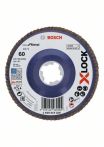 Bosch Fächerschleifscheibe X571 Best for Metal, gerade, 115 mm, K 60, Kunststoff,