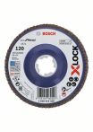 Bosch Fächerschleifscheibe X571 Best for Metal, gerade, 115 mm, K 120, Kunststoff,