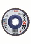 Bosch Fächerschleifscheibe X571 Best for Metal, gerade, 125 mm, K 60, Kunststoff,