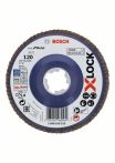 Bosch Fächerschleifscheibe X571 Best for Metal, gerade, 125 mm, K 120, Kunststoff,