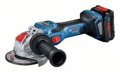 Bosch Akku-Winkelschleifer BITURBO mit X-LOCK GWX 18V-15 SC, 2 x Akku, L-BOXX