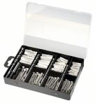 Bosch Befestigungs-Set 173-teilig, Bohrer, Dübel, Schrauben, Bits in Sortierbox