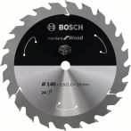 Bosch Kreissägeblatt Standard for Wood, 140x1.5/1x10, 24 Zähne