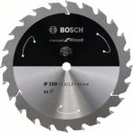 Bosch Kreissägeblatt Standard for Wood, 150x1.6/1x10, 24 Zähne