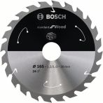 Bosch Kreissägeblatt Standard for Wood, 165x1.5/1x30, 24 Zähne